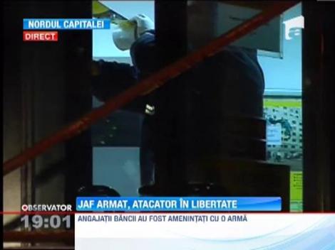 O banca din nordul Bucurestiului a fost jefuita de un barbat inarmat