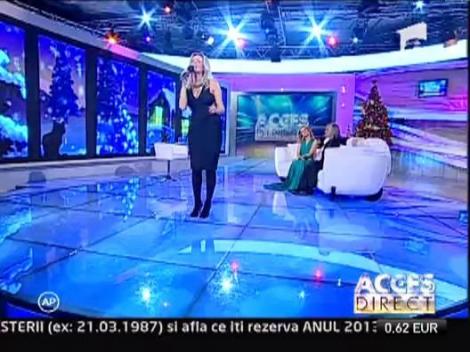 Simona Secrier a colindat la Acces Direct