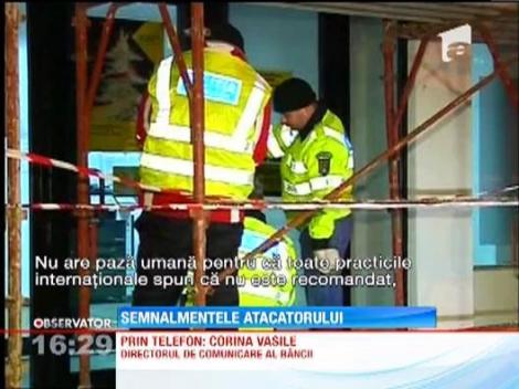 Politia se afla pe urmele barbatului care a jefuit o banca din Capitala