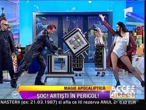 Numar de senzatie cu iluizionistii de la Teatrul de Magie “Andrei Teasca”