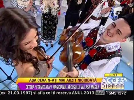 Cetera "Fermecata"! Vasilica, maficianul arcusului, a facut show la Acces Direct!