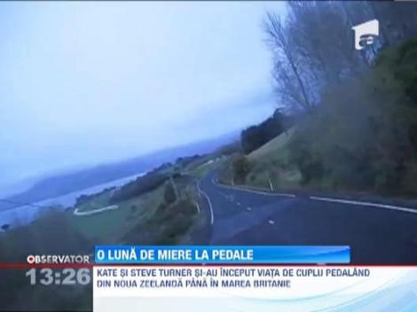 Luna de miere, traita pe bicicleta. Din Noua Zeelanda in Marea Britanie, 40.000 de kilometri!