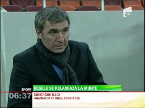 Gheorghe Hagi petrece Craciunul la munte