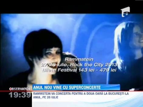 Depeche Mode, Rammstein sau Andrea Bocelli, cateva dintre numele care vor concerta in Bucuresti, in 2013