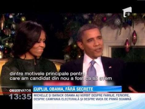 Barack Obama, pus pe glume la primul interviu dupa alegeri. O "pazeste" pe tanara Malia cu Serviciile Secrete!