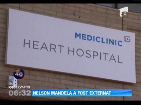 Nelson Mandela a fost externat