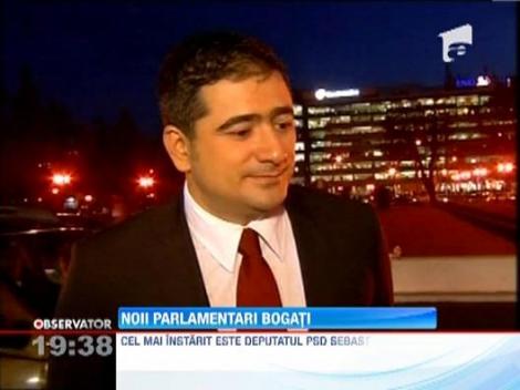 Noii parlamentari care sunt la primul mandat au averi fabuloase