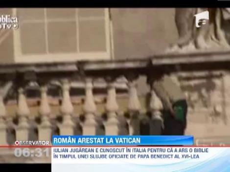 Roman arestat la Vatican