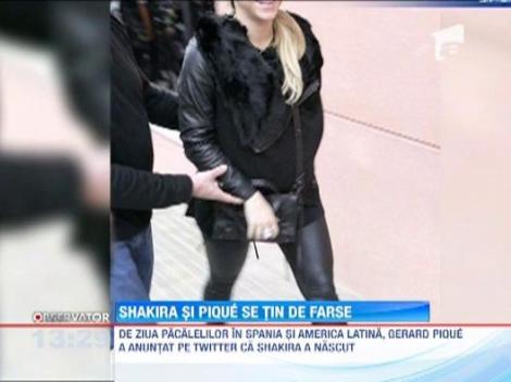 Shakira si Gerard Pique se tin de farse