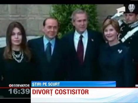 Silvio Berlusconi trebuie sa-i plateasca fostei sotii o pensie alimentara de 3 milioane de euro pe luna!