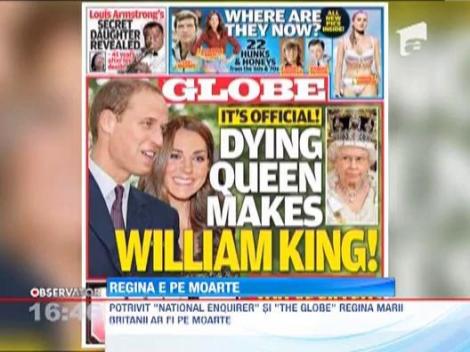 Stire socanta marca National Enquirer: Regina Elisabeta a II-a e pe moarte!