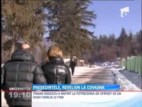 Presedintele Traian Basescu face revelionul la Covasna