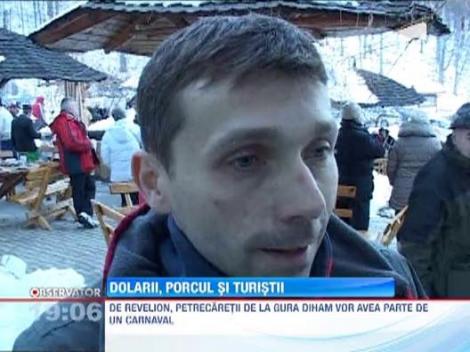 Turistii au inceput distractia la gura Diham