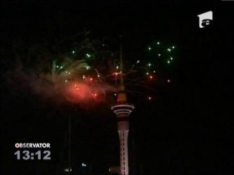 Revelionul a sosit deja in Noua Zeelanda