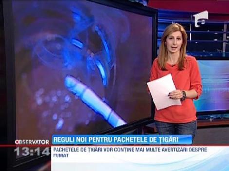 Reguli noi pentru pachetele de tigari