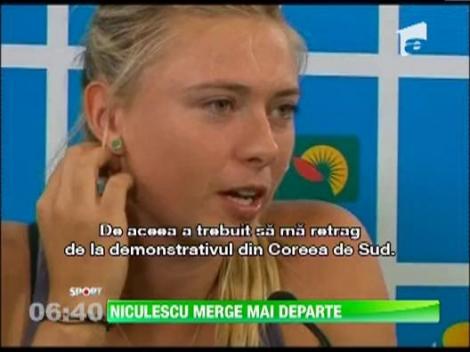 Monica Niculescu, calificata in sferturile de la Sen Zen. Maria Sarapova, out