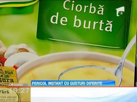 Supele la plic, adevarate cocktailuri de E-uri, pot cauza cancer 