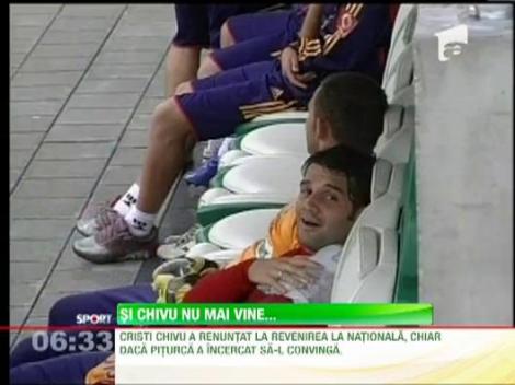 Cristi Chivu l-a anuntat pe selectioner ca nu exista cale de intoarcere la nationala