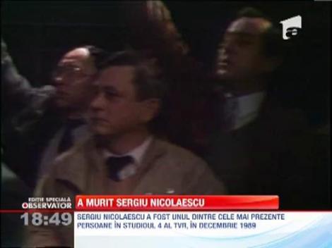 Sergiu Nicolaescu a luptat pentru libertate in decembrie 1989