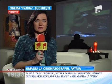 Cinema Patria din Bucuresti va rula gratuit patru filme semnate de Sergiu Nicolaescu