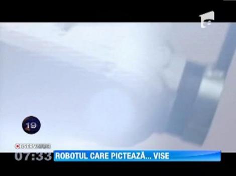 Robotul care picteaza vise!