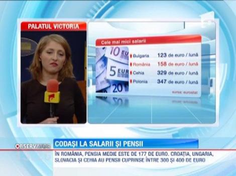Romanii, codasii Europei la salarii. Castigam de doua ori mai putin decat cehii si de zece ori mai putin decat irlandezii