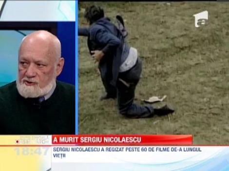 Gelu Voican Voiculescu, despre regretatul Sergiu Nicolaescu