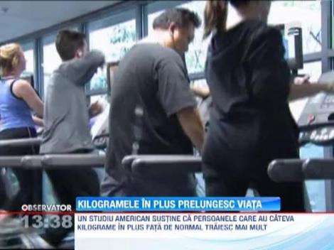 Cateva kilograme in plus ne pot prelungi viata