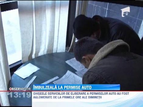 Aglomeratie la permise auto