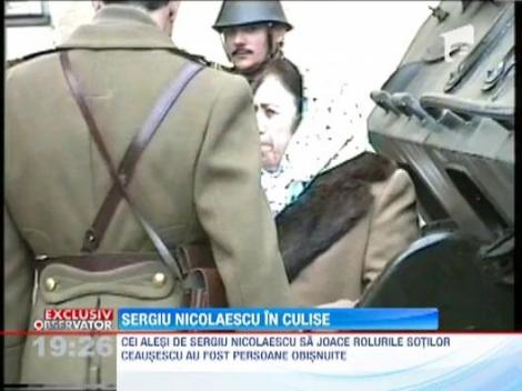 EXCLUSIV! Singura inregistrare care il arata pe Sergiu Nicolaescu in spatele camerelor de filmat