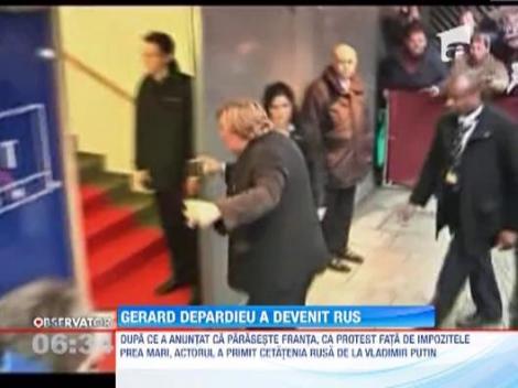 Gerard Depardieu a devenit cetatean rus!