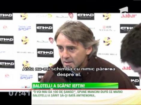 Mario Balotelli a scapat basma curata