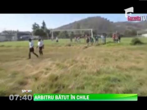 Un arbitru din Chile a luat o bataie la finala campionatului de amatori