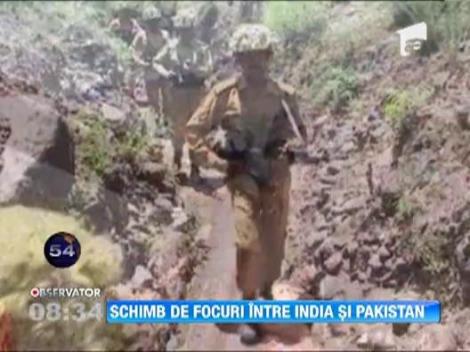 Schimb de focuri intre India si Pakistan