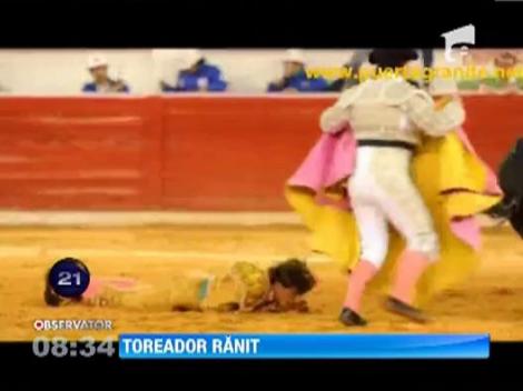 Toreador ranit la o corida din Columbia
