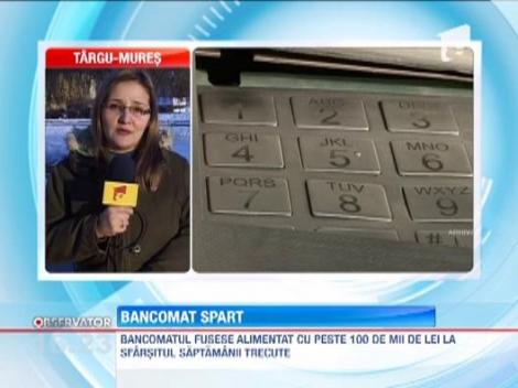 Furt de 100.000 de lei la un bancomat din judetul Timis. Politistii incearca sa-i prinda pe autori