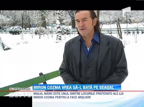 Miron Cozma il provoaca la lupta pe actorul Steven Seagal! Luceafarul Huilei se antreneaza din greu sa-l bata pe maestrul aikido