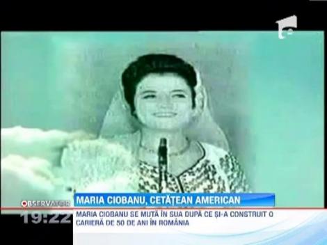 Ciocarlia si-a luat zborul: Maria Ciobanu a devenit cetatean american