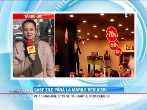 Sase zile pana la startul reducerilor de sezon