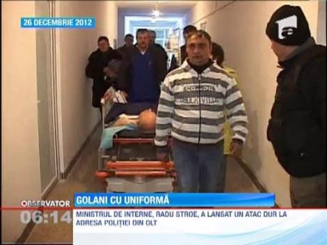"In fruntea politiei din Olt se afla niste golani", concluzia la care a ajuns ministrul de Interne