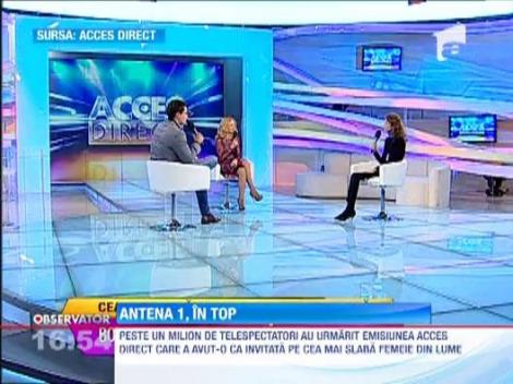 UPDATE! 8 ianuarie, zi de top la Antena 1! A fost lider de audienta pe parcursul intregii zile
