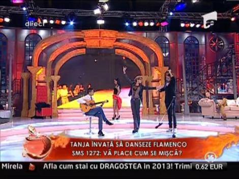 Tanja si Cruduta au dansat flamenco alaturi de Lucas Molina