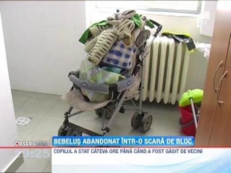 Arad: O femeie si-a abandonat baietelul de numai 1 an in scara unui bloc