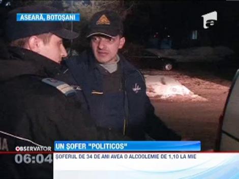 Un sofer beat, la un pas sa se ia la bataie cu jandarmii si politistii