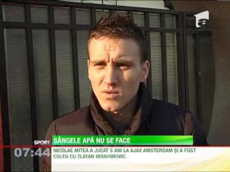 Nicolae Mitea pariaza pe Ajax in meciul cu Steaua