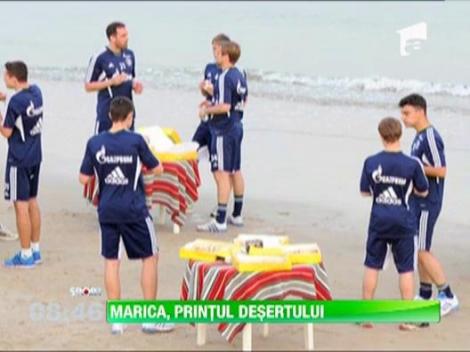 Marica a iesit la plimbare cu masina de teren pe dunele din Doha