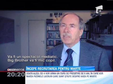 Observator special: Recrutari pentru primii astronauti care vor locui pe Marte. Va fi un spectacol mediatic, Big Brother va fi mic copil