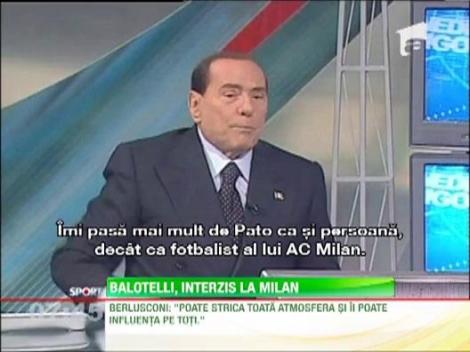 Balotelli, interzis la Milan