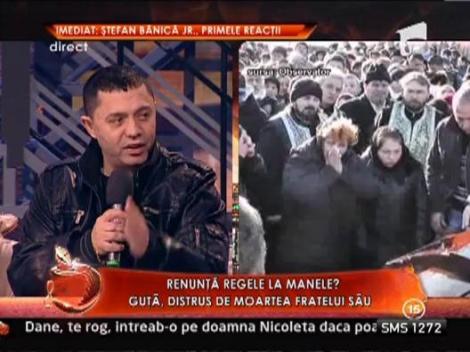 Nicolae Guta, pe marginea prapastiei! Regele Manelelor, la psiholog dupa moartea fratelui