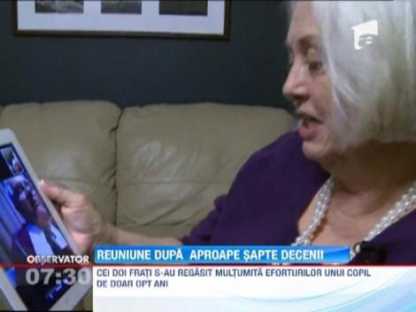 Reuniune spectaculoasa dupa 70 de ani! Doi frati s-au gasit prin intermediul retelei de socializare Facebook